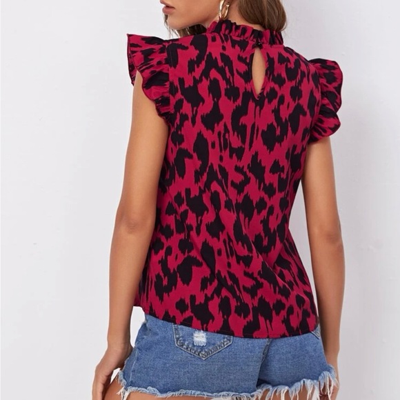 Ruffle Trim Top - Picture 2 of 3